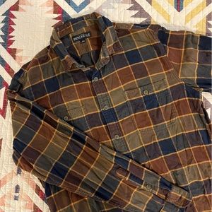 J. Crew Men’s Brown Plaid Buttondown
